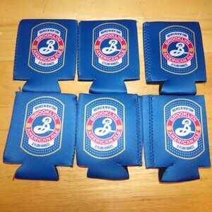 Brooklyn Brewery Beer Koozies Set of 6 Can Coolers American Ale NEW